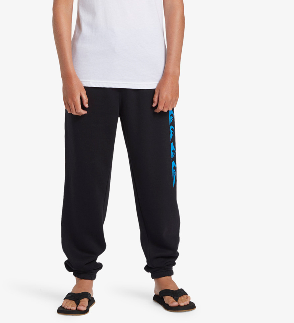 Quiksilver Sweatpants - Graphic - Sort m. Blå