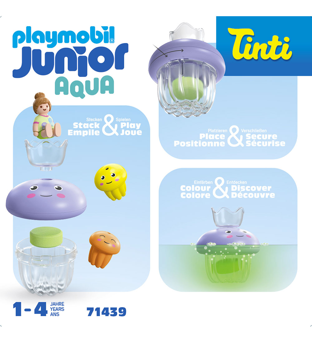 Playmobil Junior Aqua - Tinti - Colourful Je... - 71439 - 9 Dele
