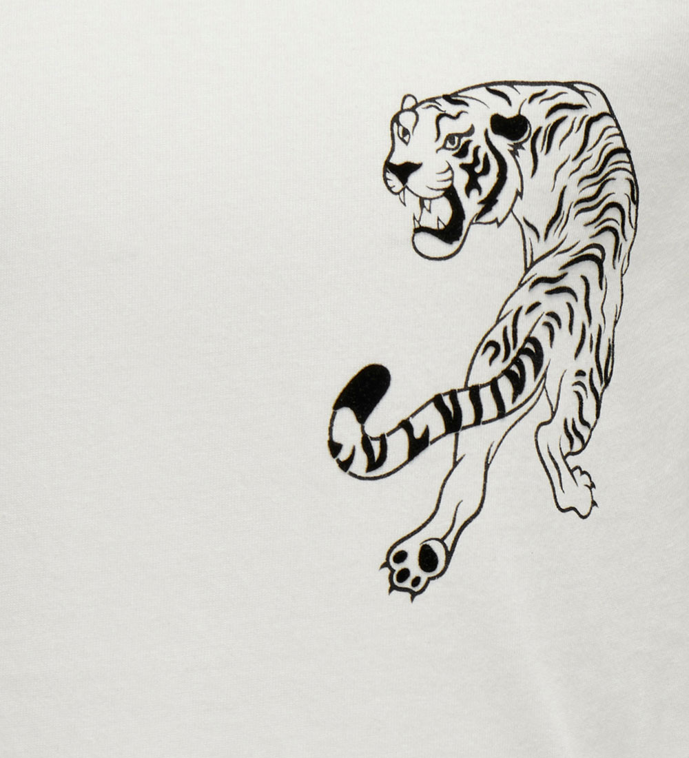 Kids Only T-Shirt - KogAnna - Cloud Dancer m. Tigre