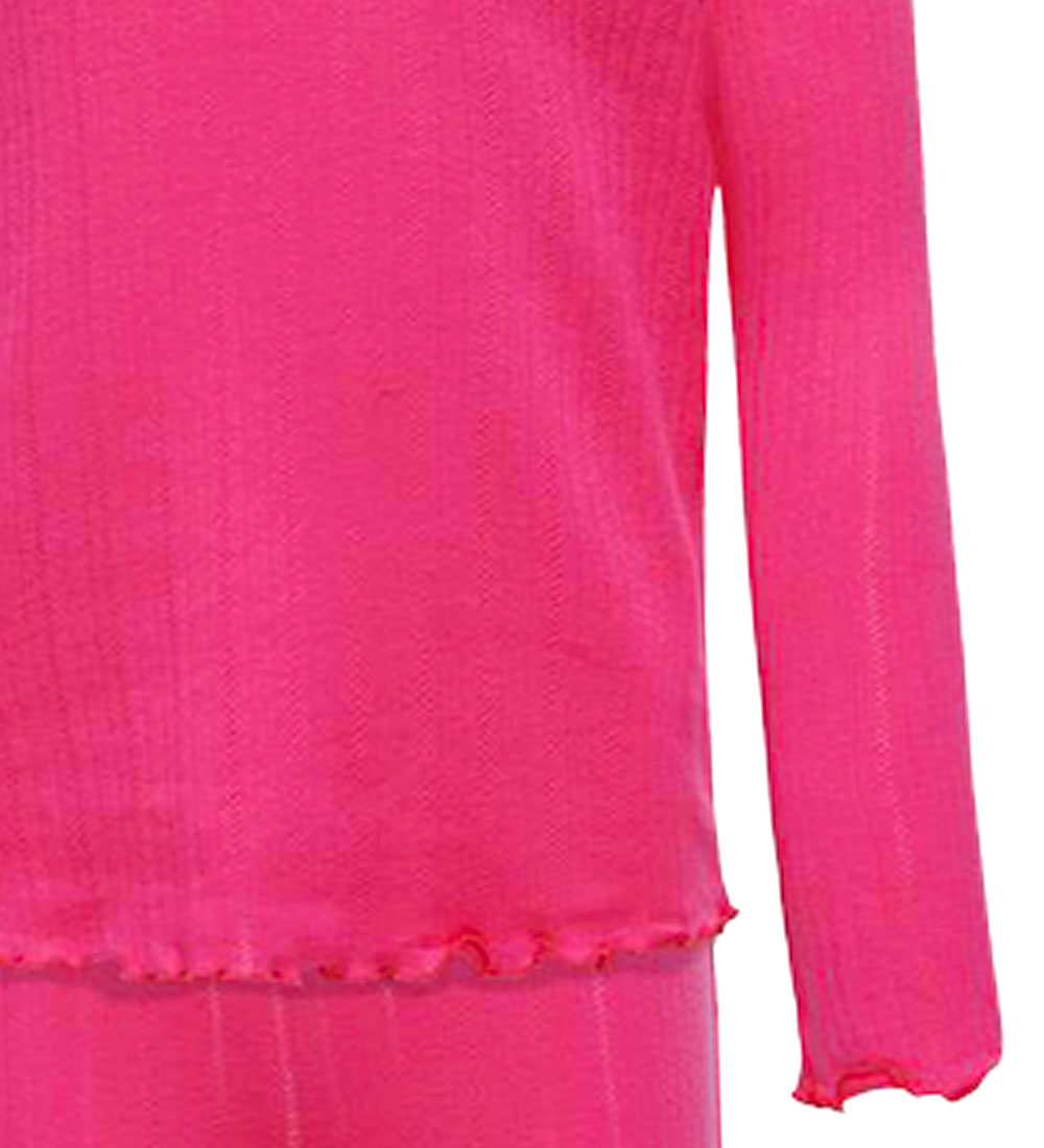 Kids Only Loungewear Sæt - Rib - KogMunte - Fuchsia Purple m. Hu