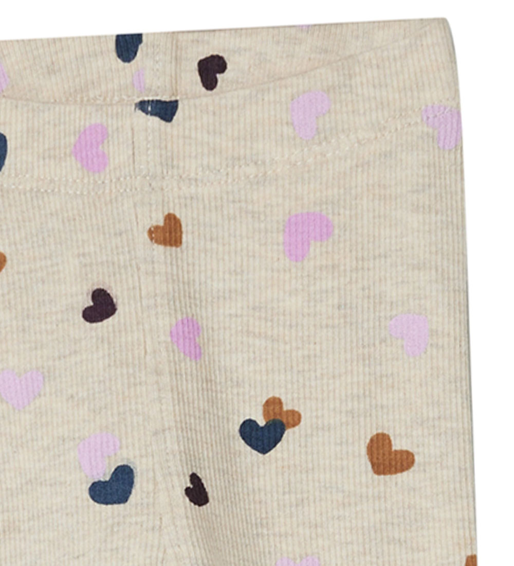 Name It Leggings - Rib - NbfLucky - Peyote Melange