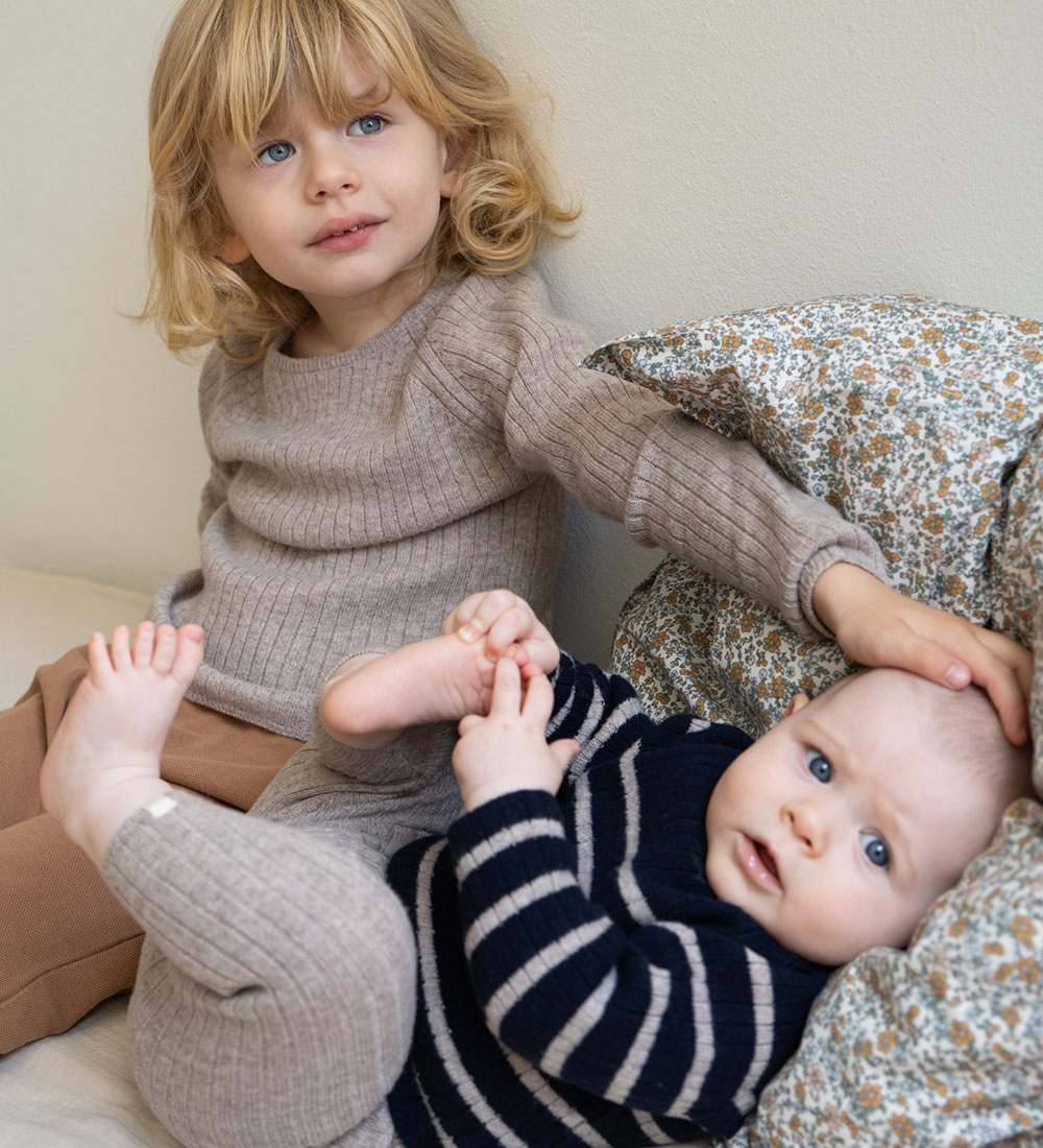 Minimalisma Bluse - Strik - Uld/Cashmere - Inspire - Light Hasel