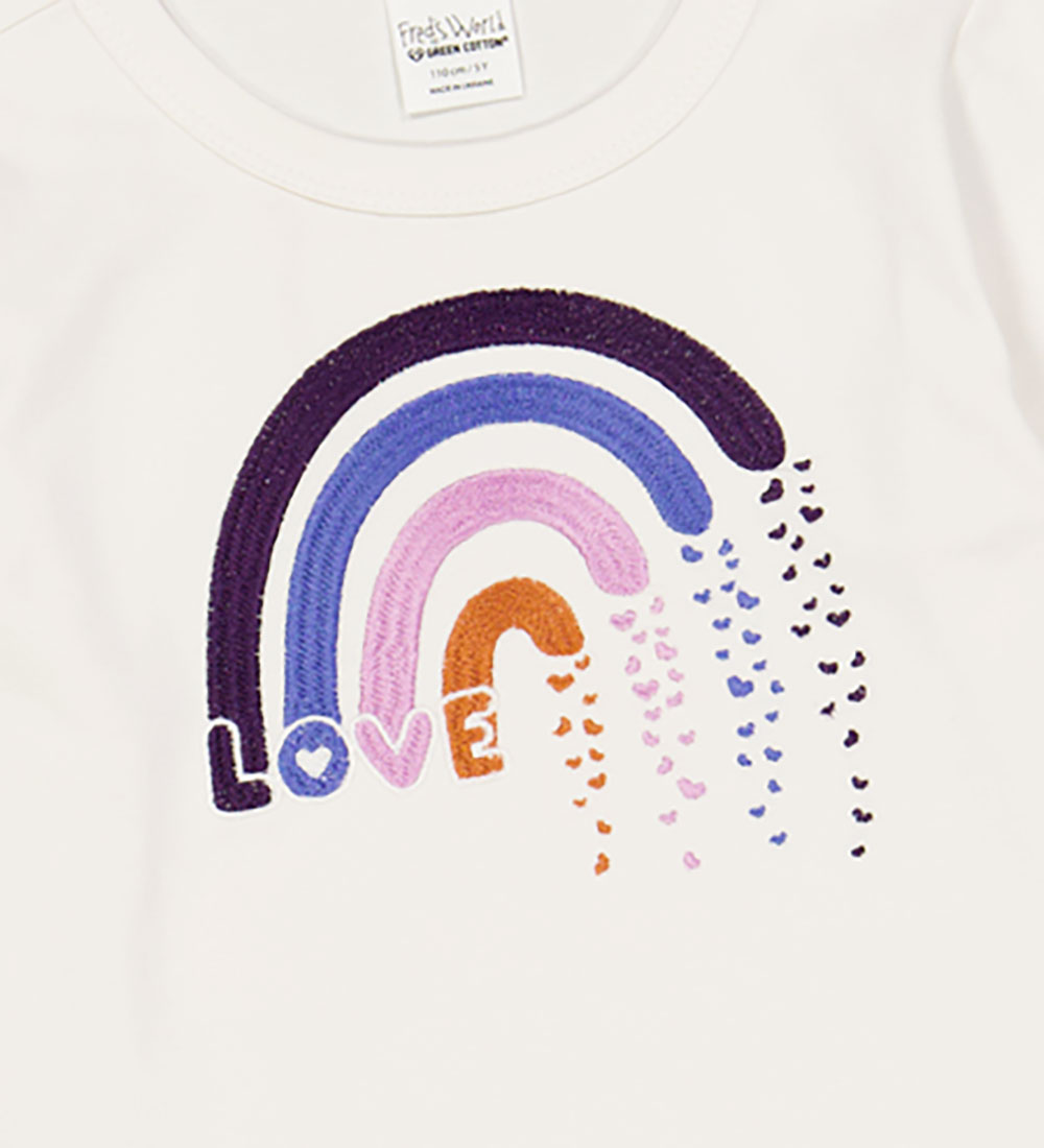 Freds World Bluse - Heart - Balsam Cream