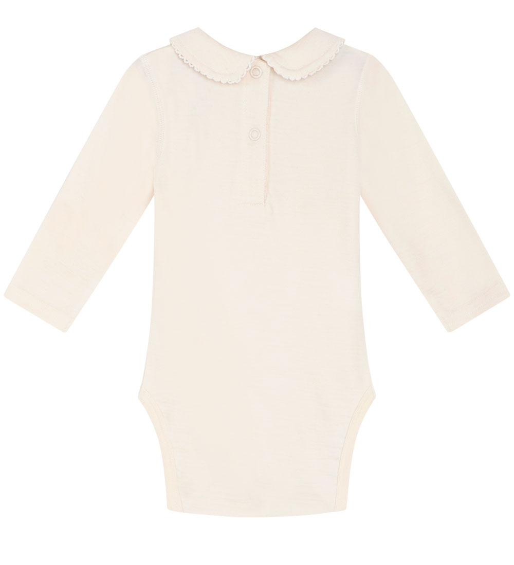 Hust and Claire Body l/æ - Uld/Bambus - Beate - Ecru
