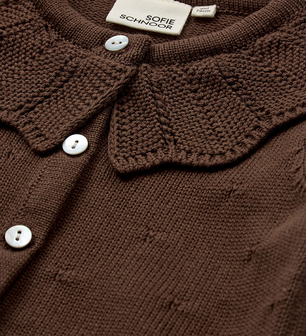 Sofie Schnoor Cardigan - Strik - Chocolate brown
