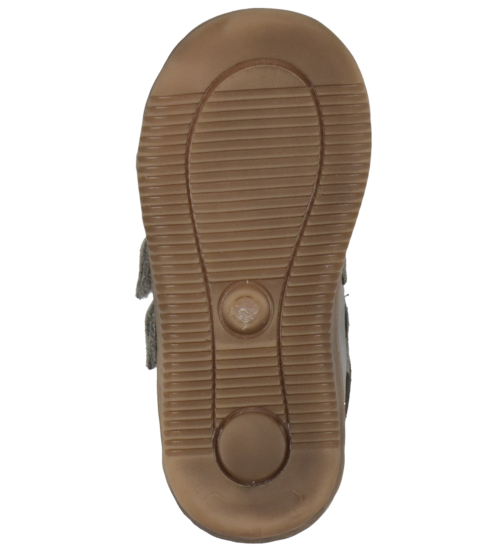 Pom Pom Sko - Sneaker Velcro - Dark Forest