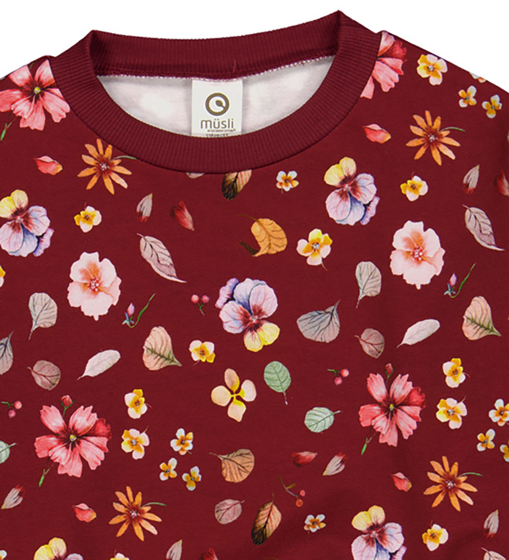 Müsli Sweatshirt - Dazzle - Cabernet/Nightingale