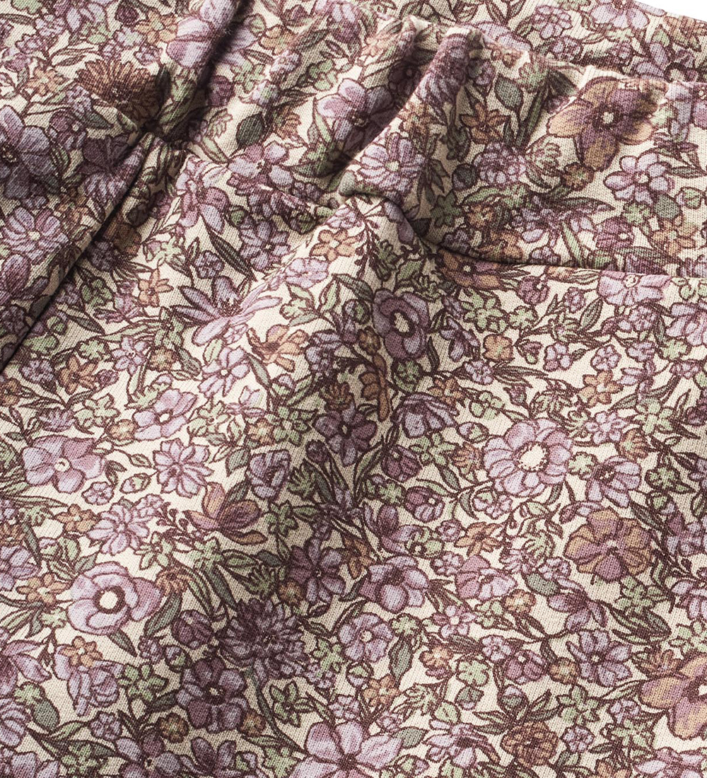Wheat Sweatpants - Eline - Lilac Flowers