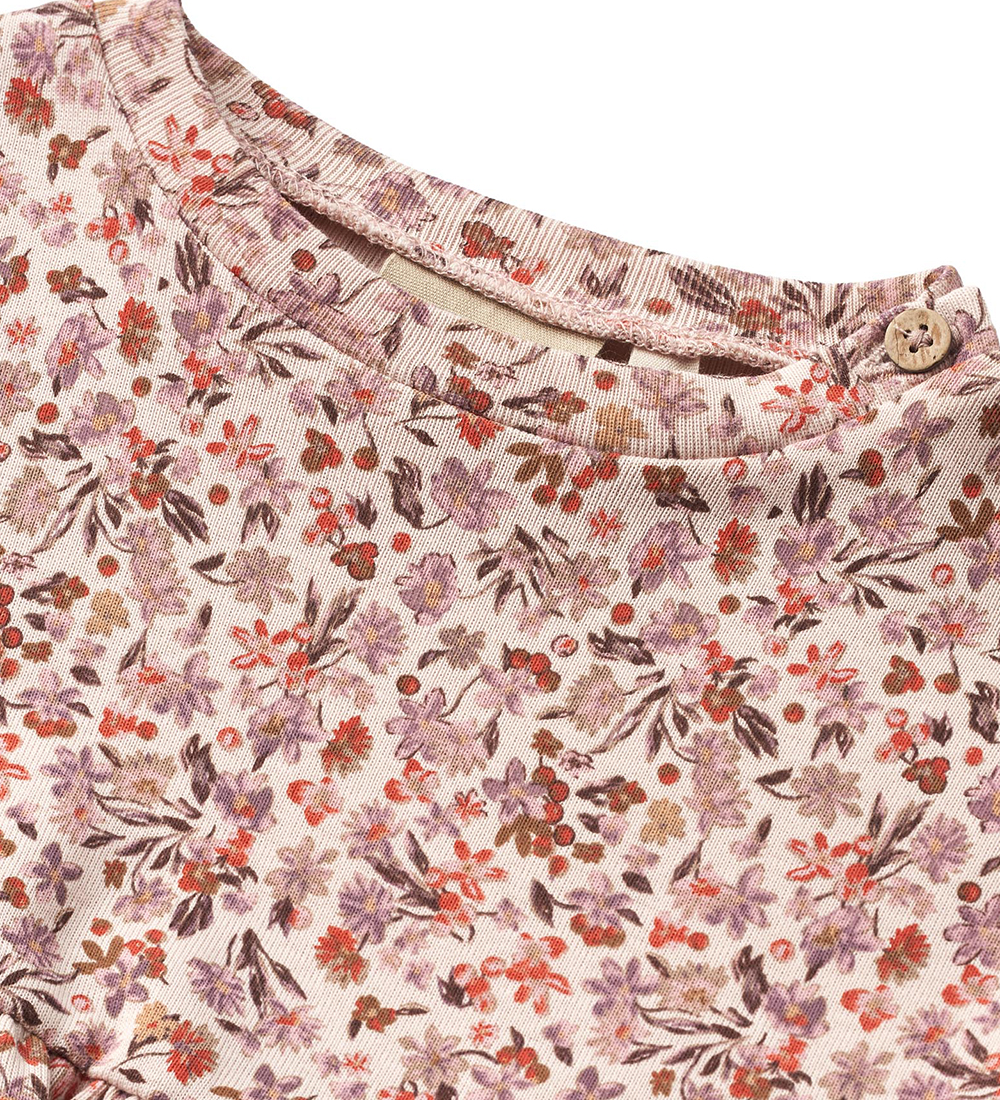 Wheat Kjole - Emmy - Pale Rose Flowers