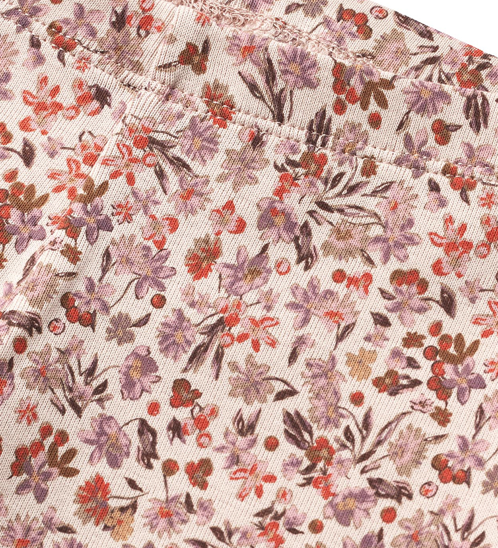 Wheat Leggings - Jules - Pale Rose Flowers