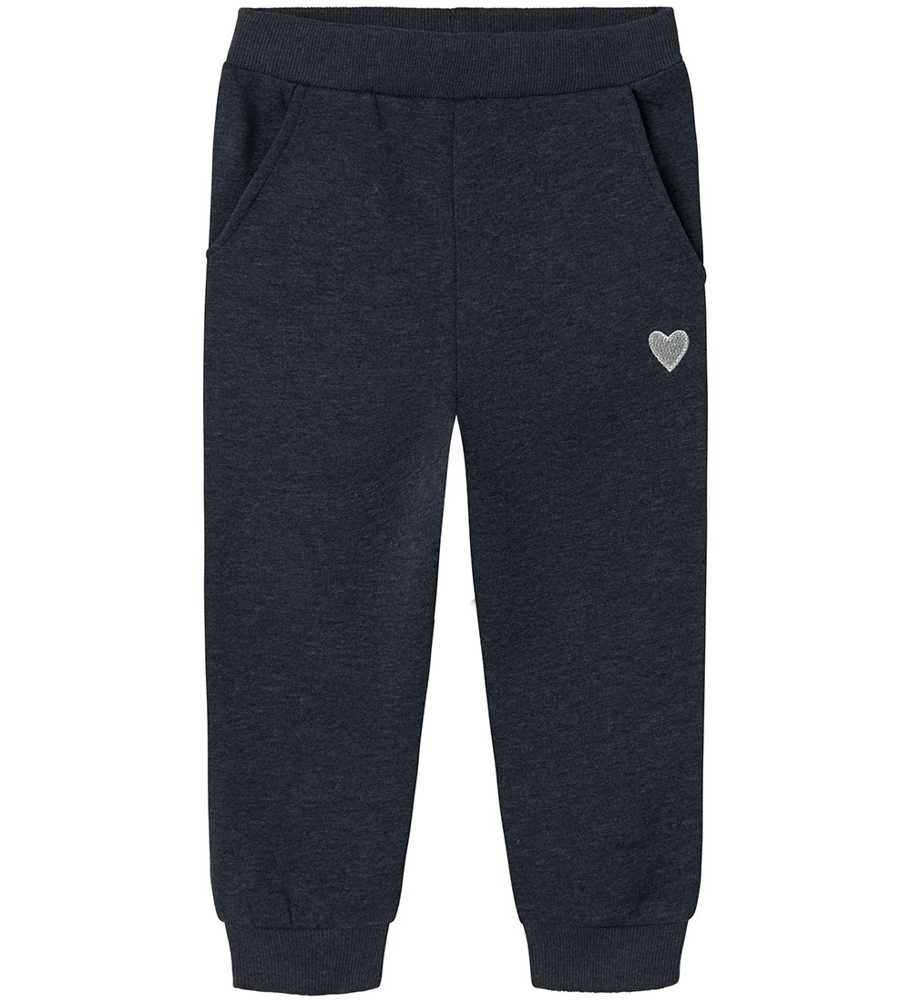 Name It Sweatpants - NmfVima - Dark Sapphire m. Hjerte
