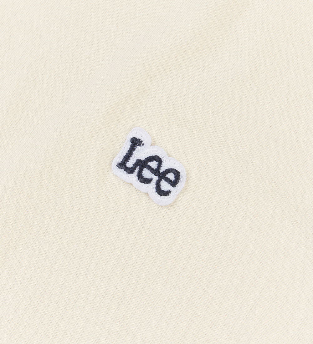 Lee T-shirt - Badge - White Asparagus