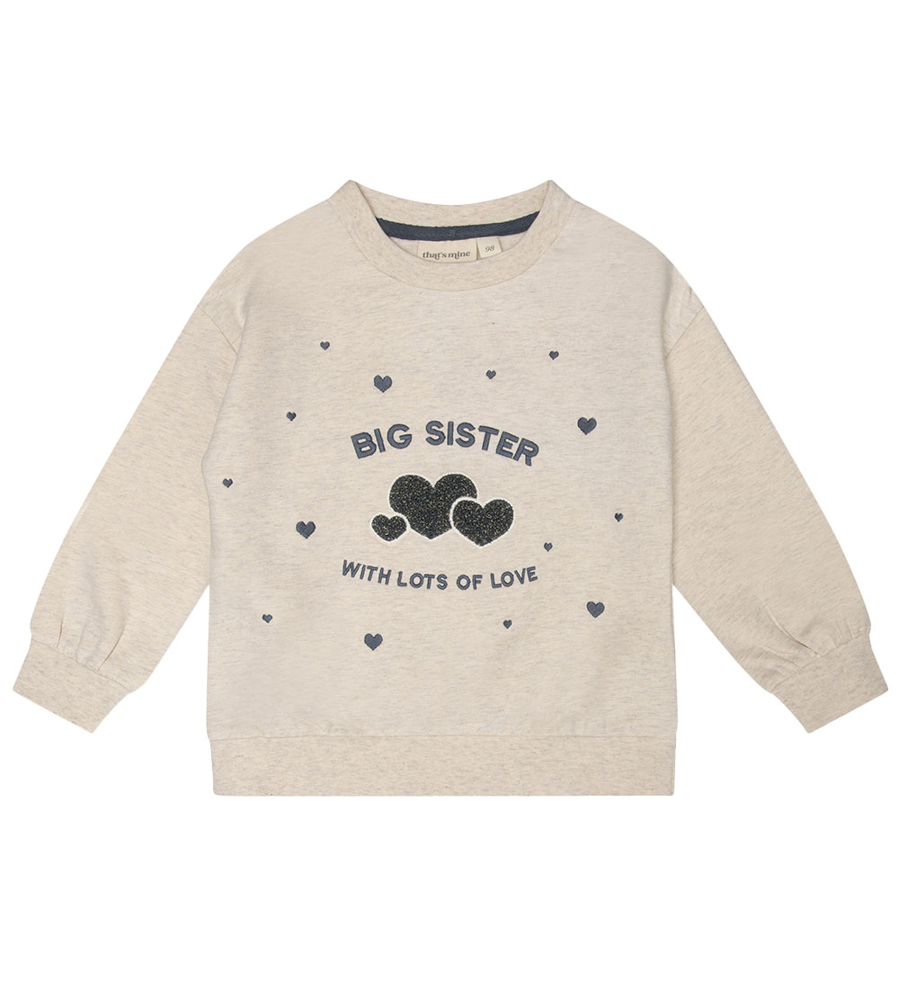 Thats Mine Sweatshirt - FinLey - Light creme melange