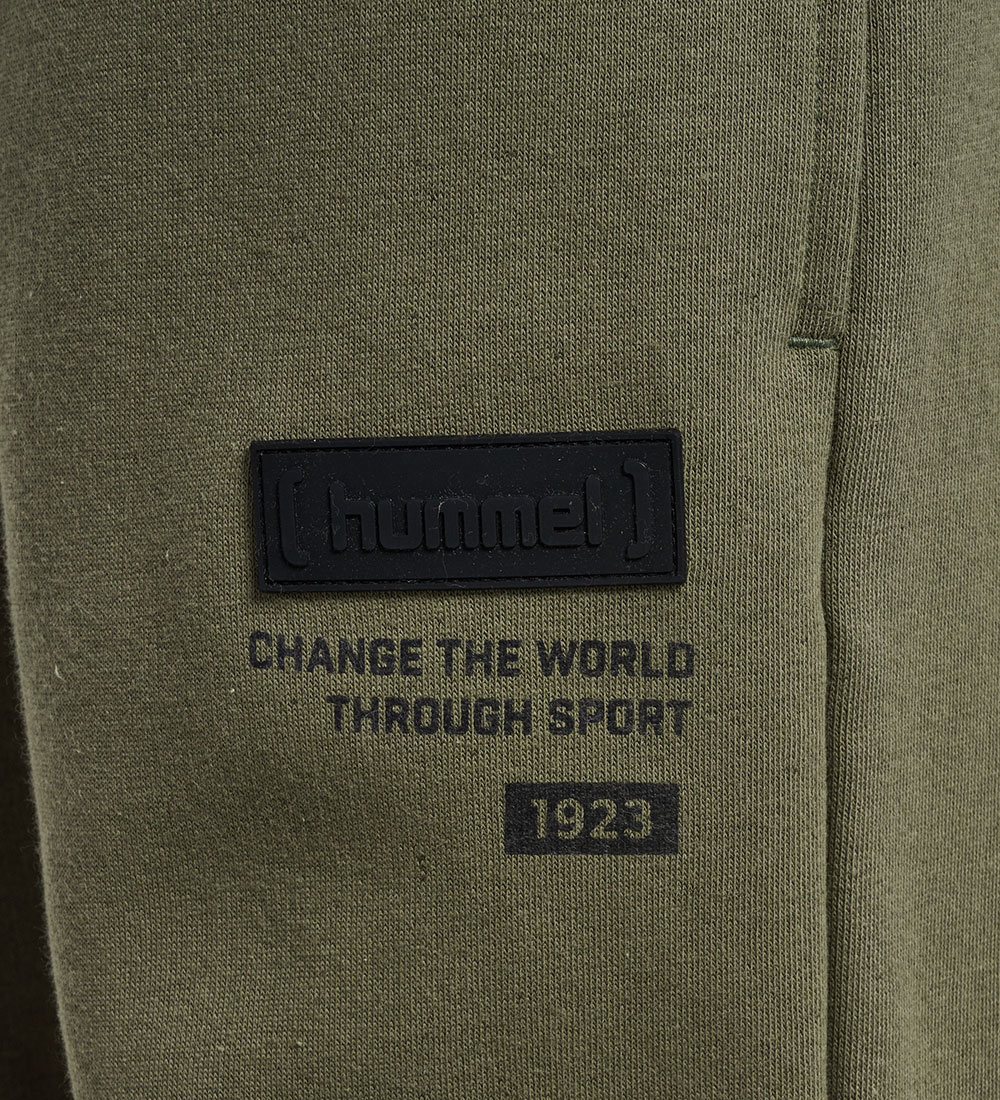 Hummel Sweatpants - hmlArchie - Dusty Olive