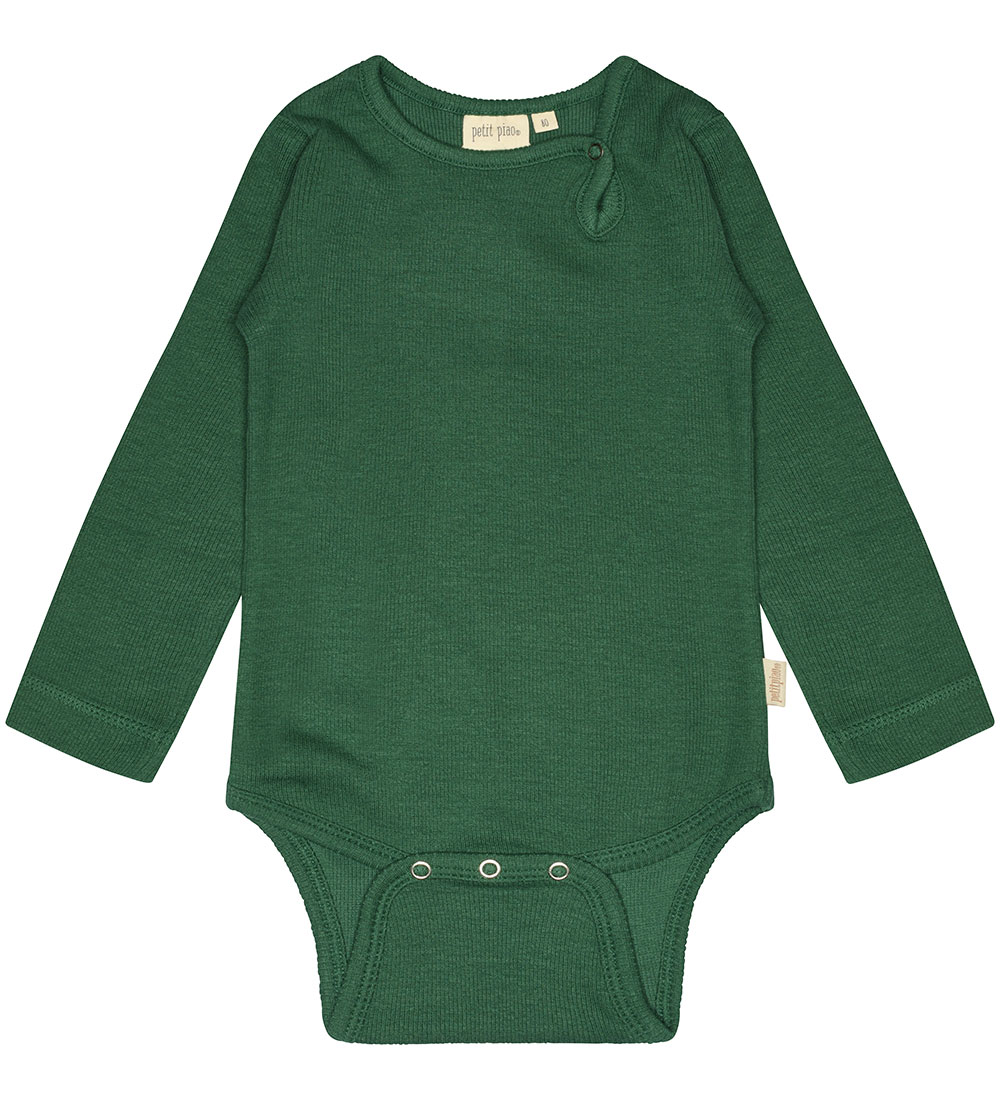 Petit Piao Body l/æ - Rib - Modal - Emerald Green