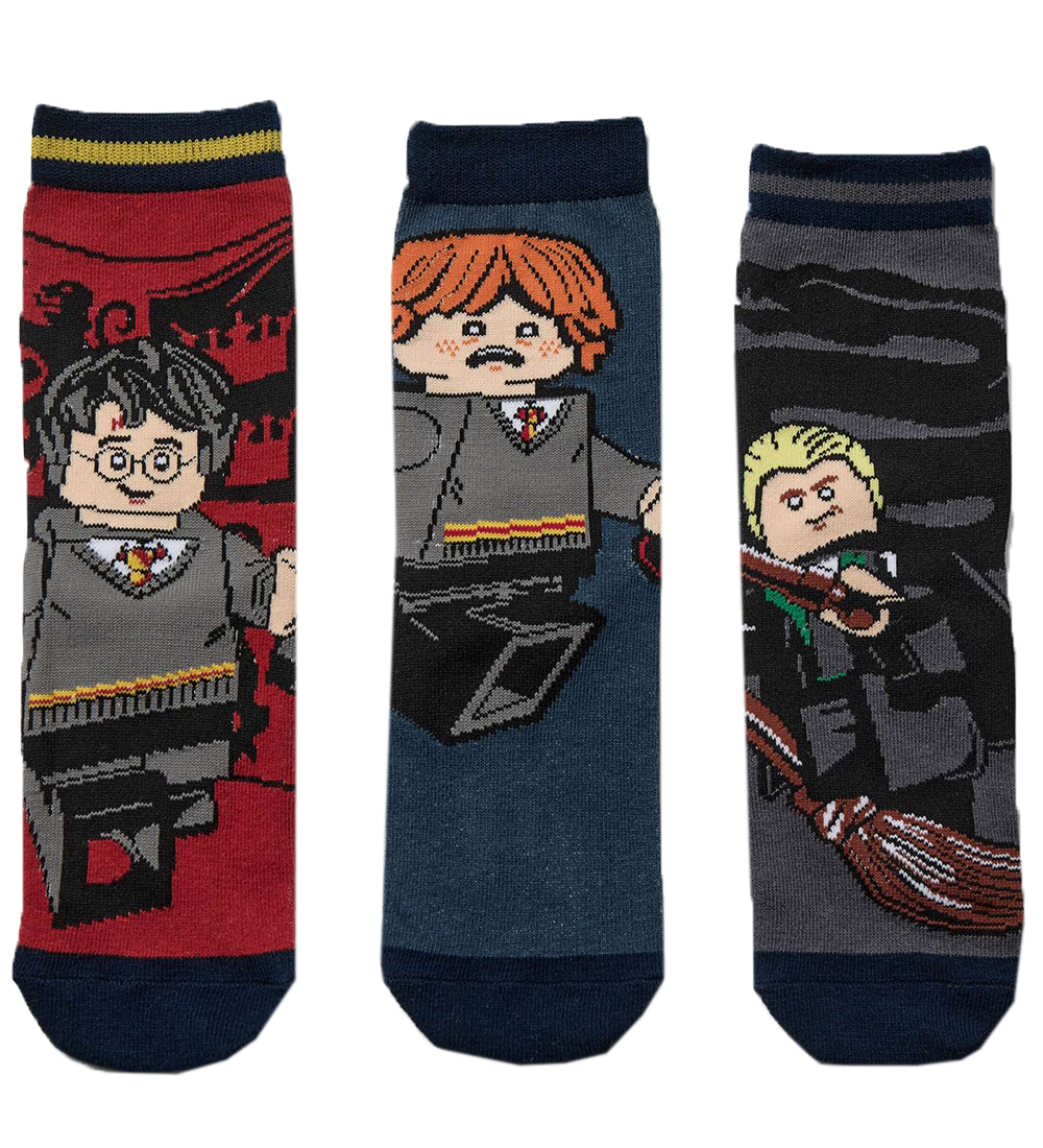 LEGO® Harry Potter Strømper - 3-pak - LWAris - Dark Red