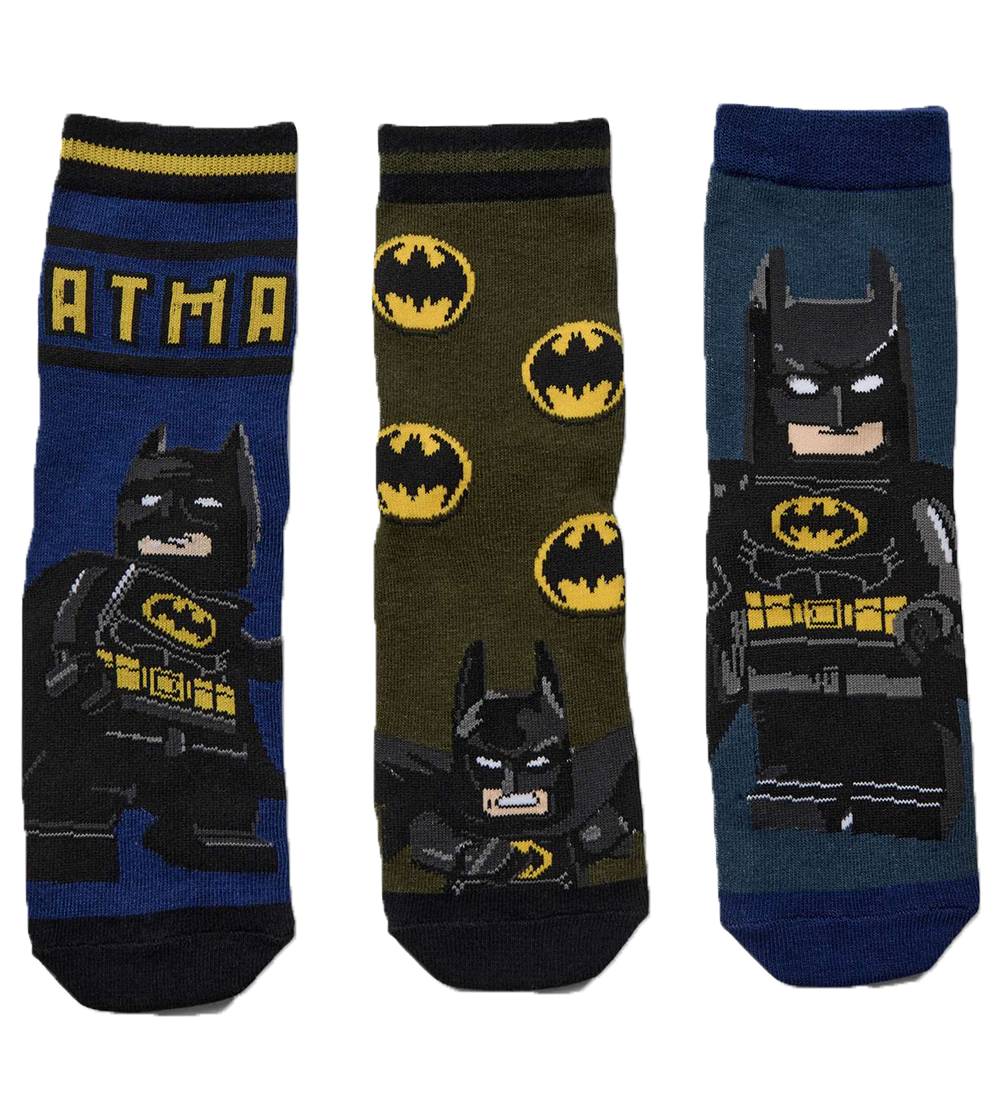 LEGO® Batman Strømper - 3-pak - LWAris - Dark Khaki