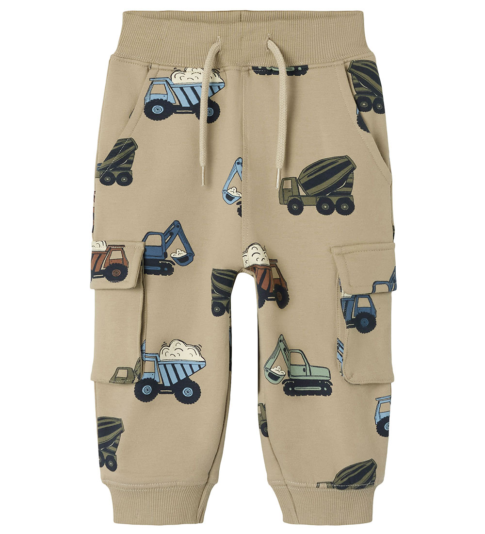 Name It Sweatpants - NmmNappe - Weathered Teak