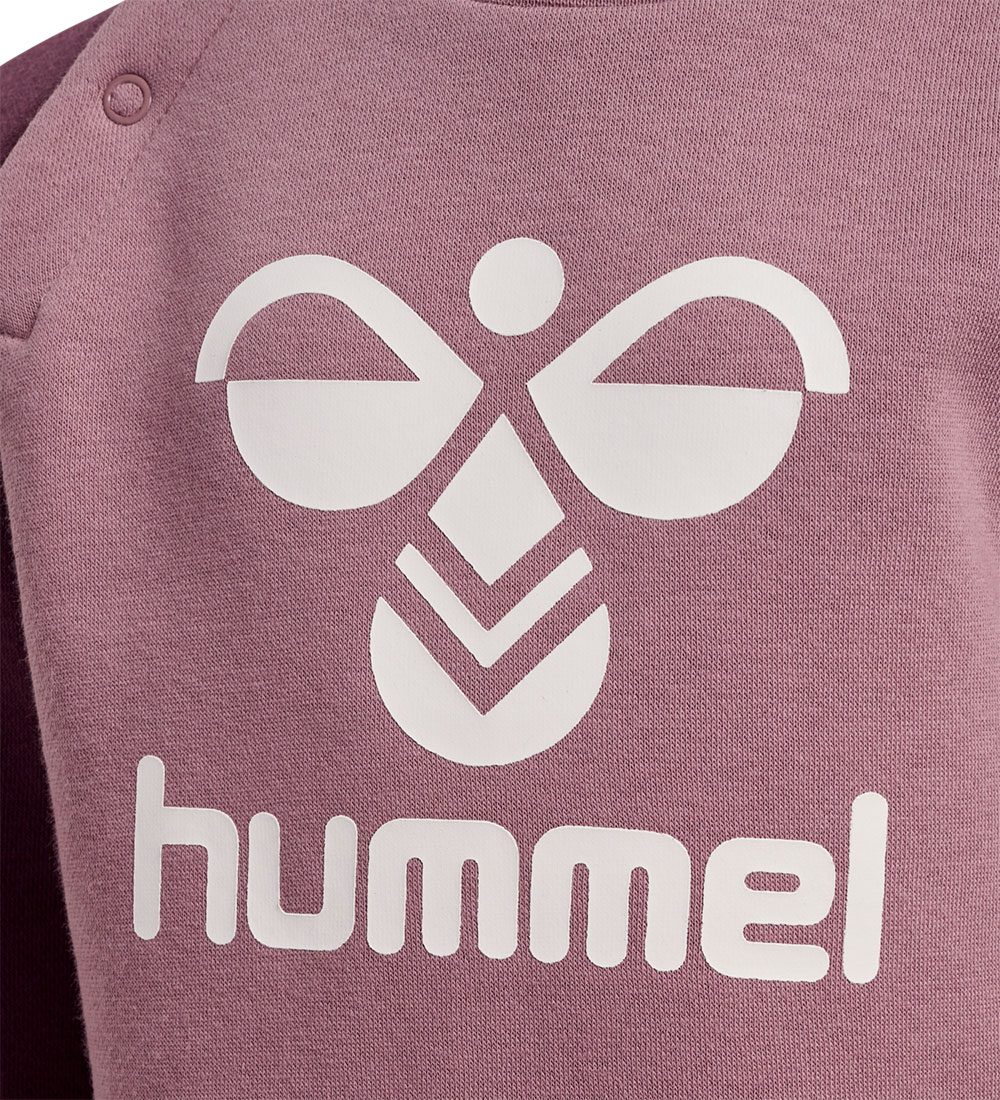 Hummel Sweatsæt - HmlHumming Crewsuit - Huckleberry