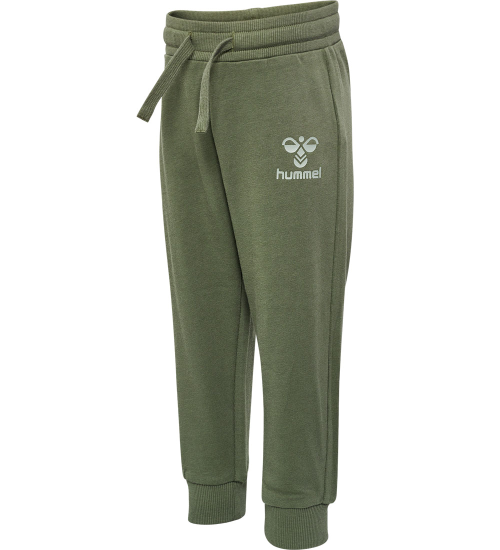 Hummel Sæt - HmlArine Crewsuit - Dusty Olive