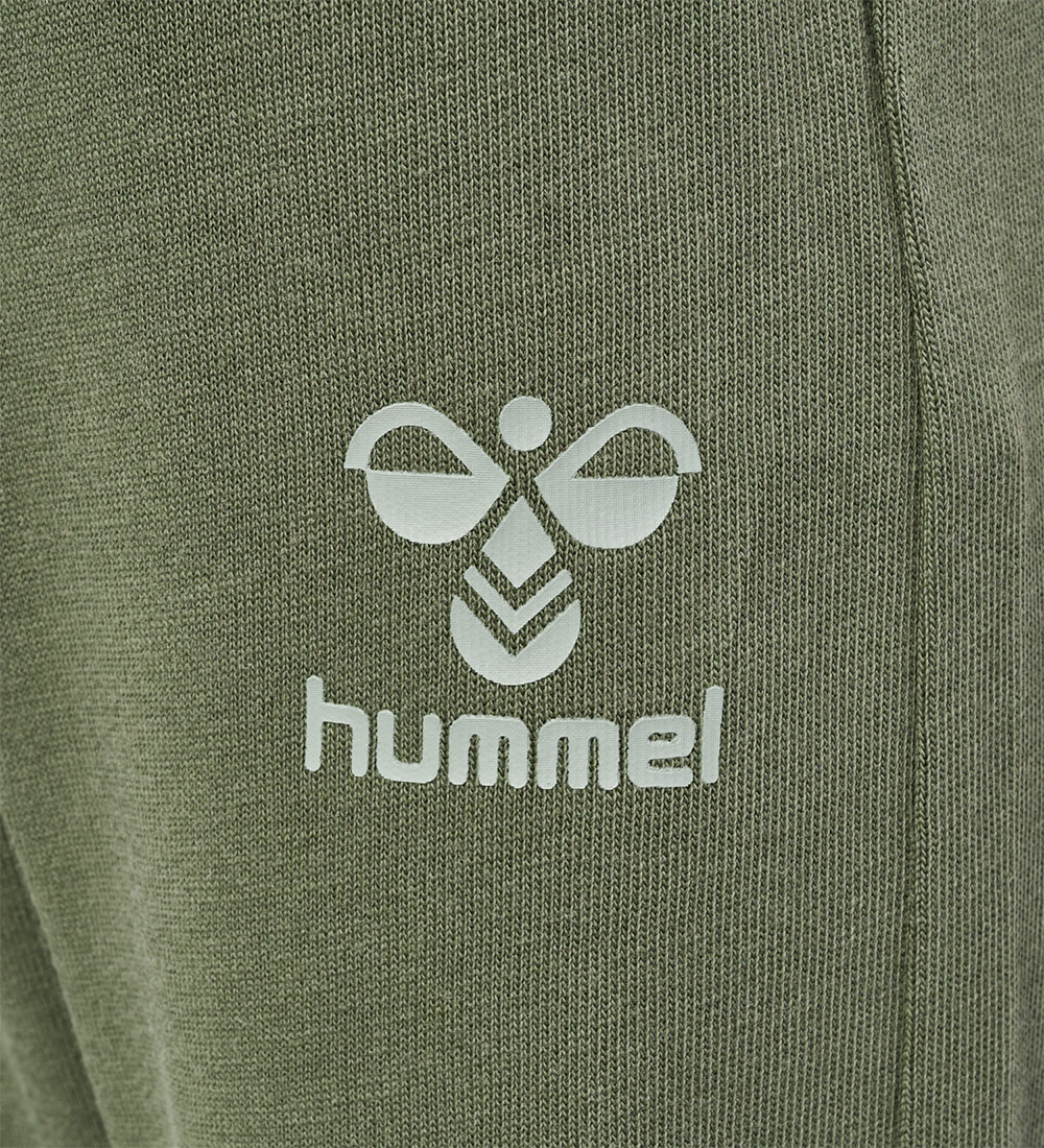 Hummel Sæt - HmlArine Crewsuit - Dusty Olive