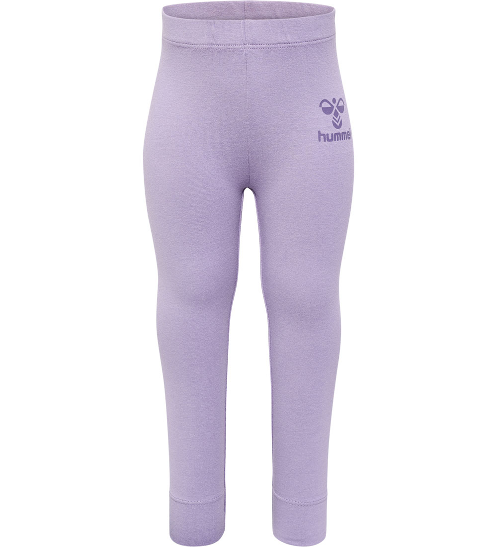 Hummel Leggings - HmlMino Tights - Lavender Gray