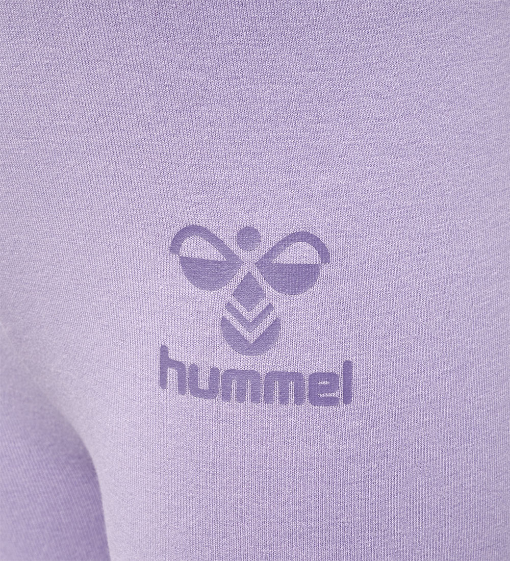 Hummel Leggings - HmlMino Tights - Lavender Gray