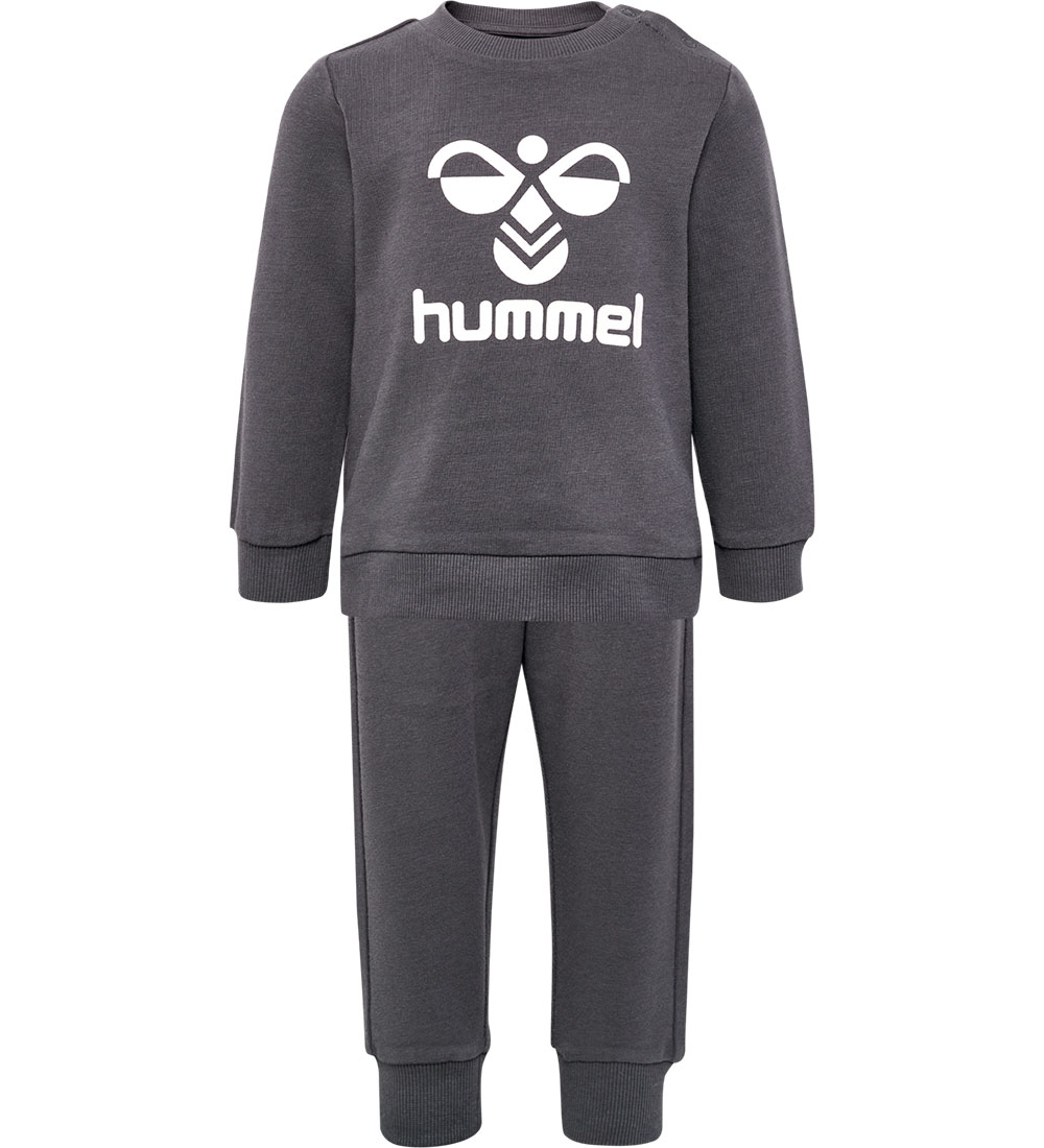 Hummel Sæt - HmlArine Crewsuit - Forged Iron