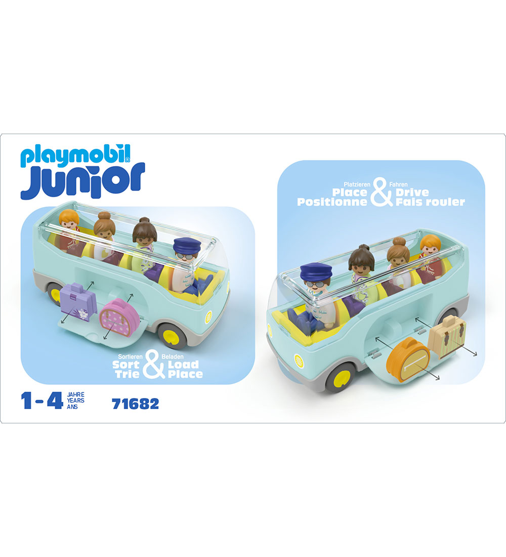 Playmobil Junior - Airport Shuttle Bus - 71682 - 9 Dele
