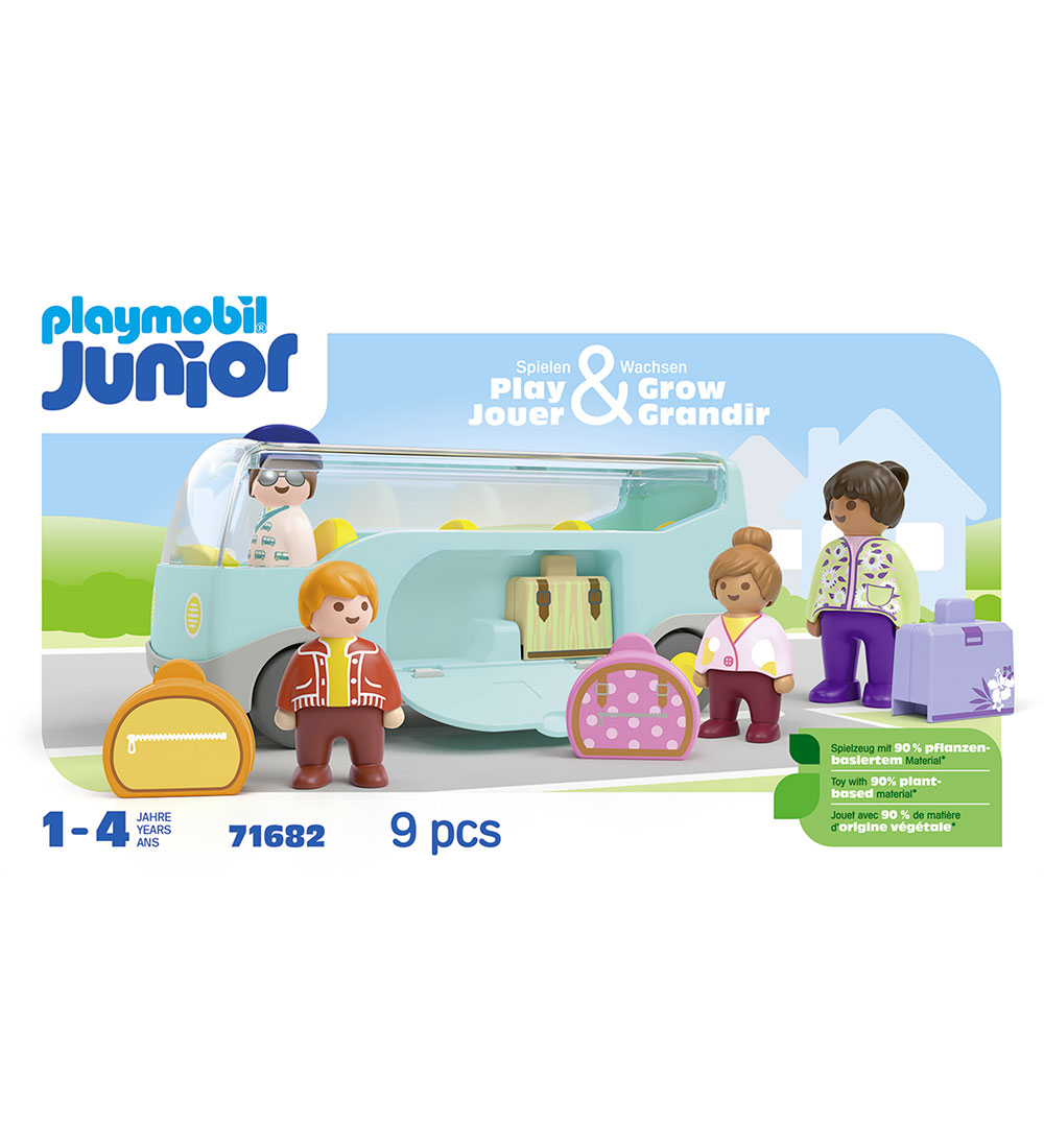 Playmobil Junior - Airport Shuttle Bus - 71682 - 9 Dele