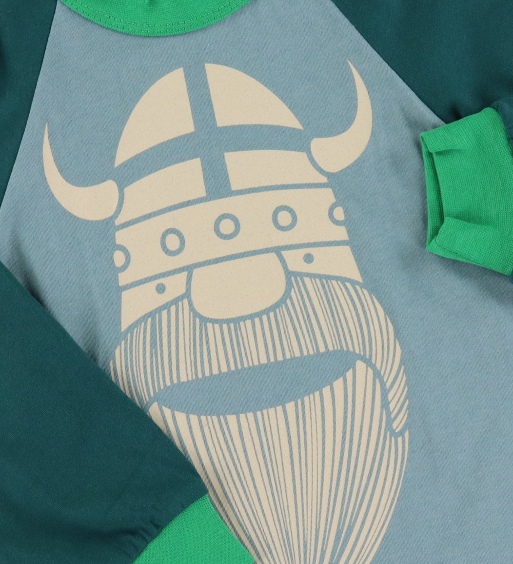Danefæ Bluse - Danebasic Raglan - Multi 1 Erik