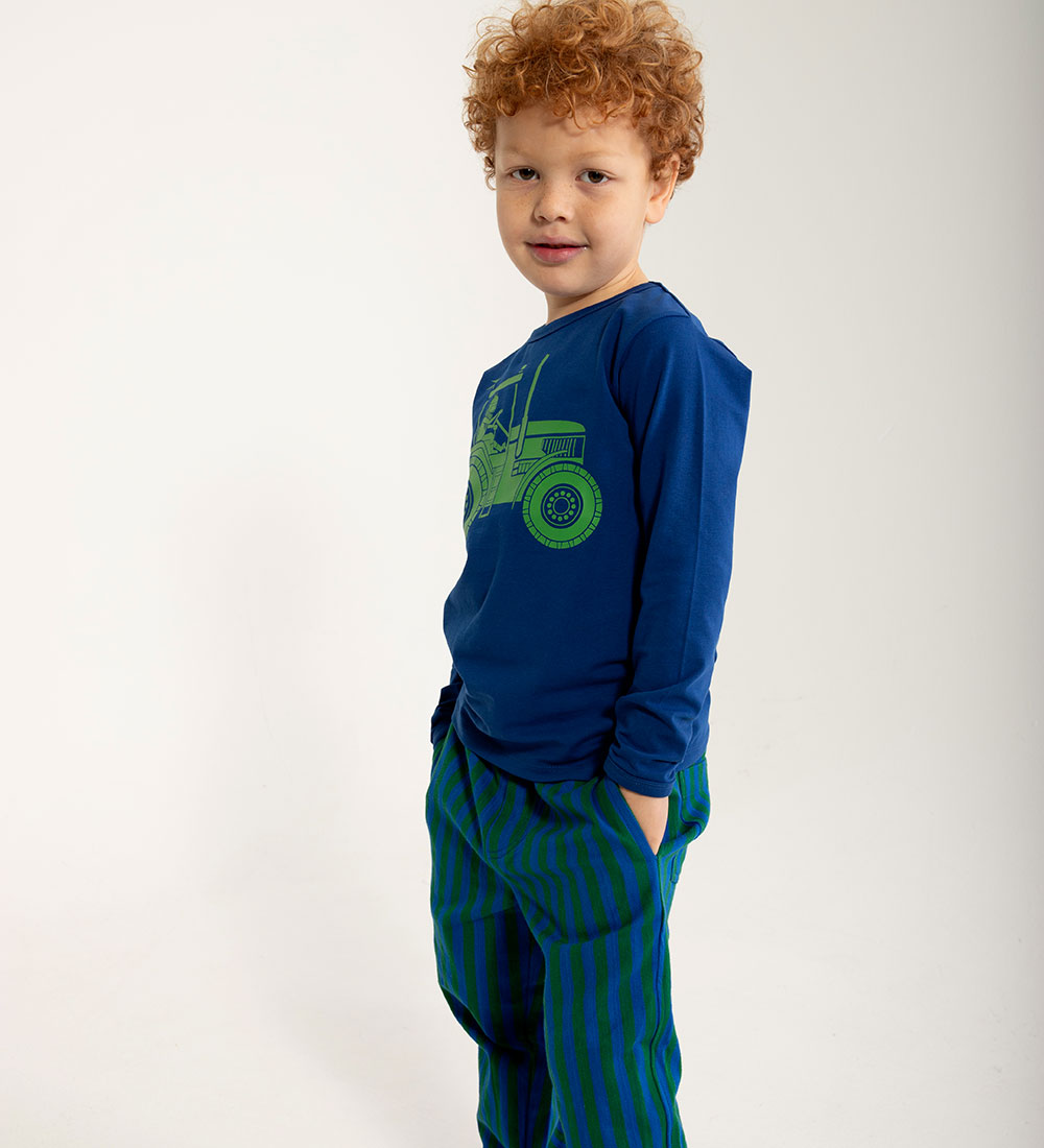 Danefæ Bukser - Danefrede Stretch Canvas Pants - Deep Blue/Dark