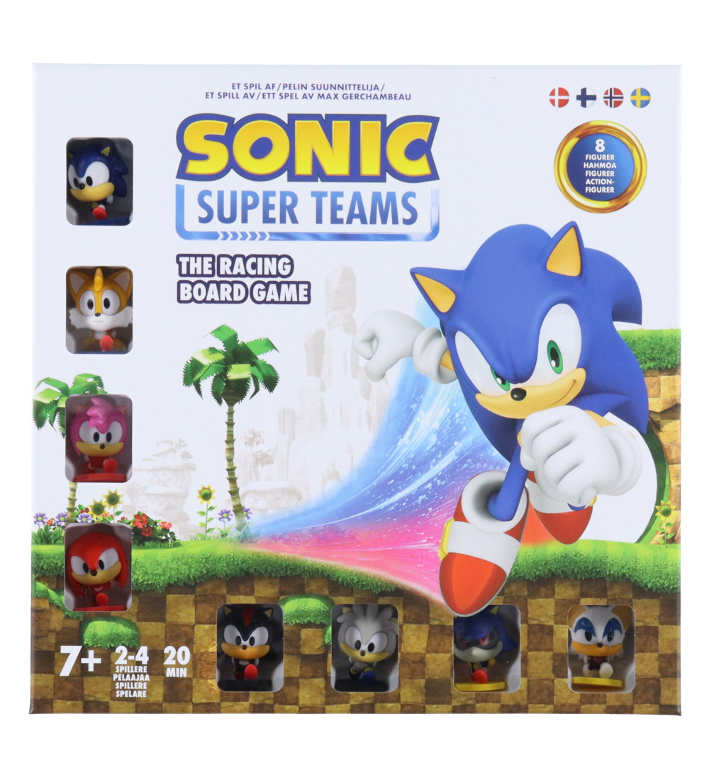 Asmodee - Sonic Brætspil - Sonic Super Teams - Nordic