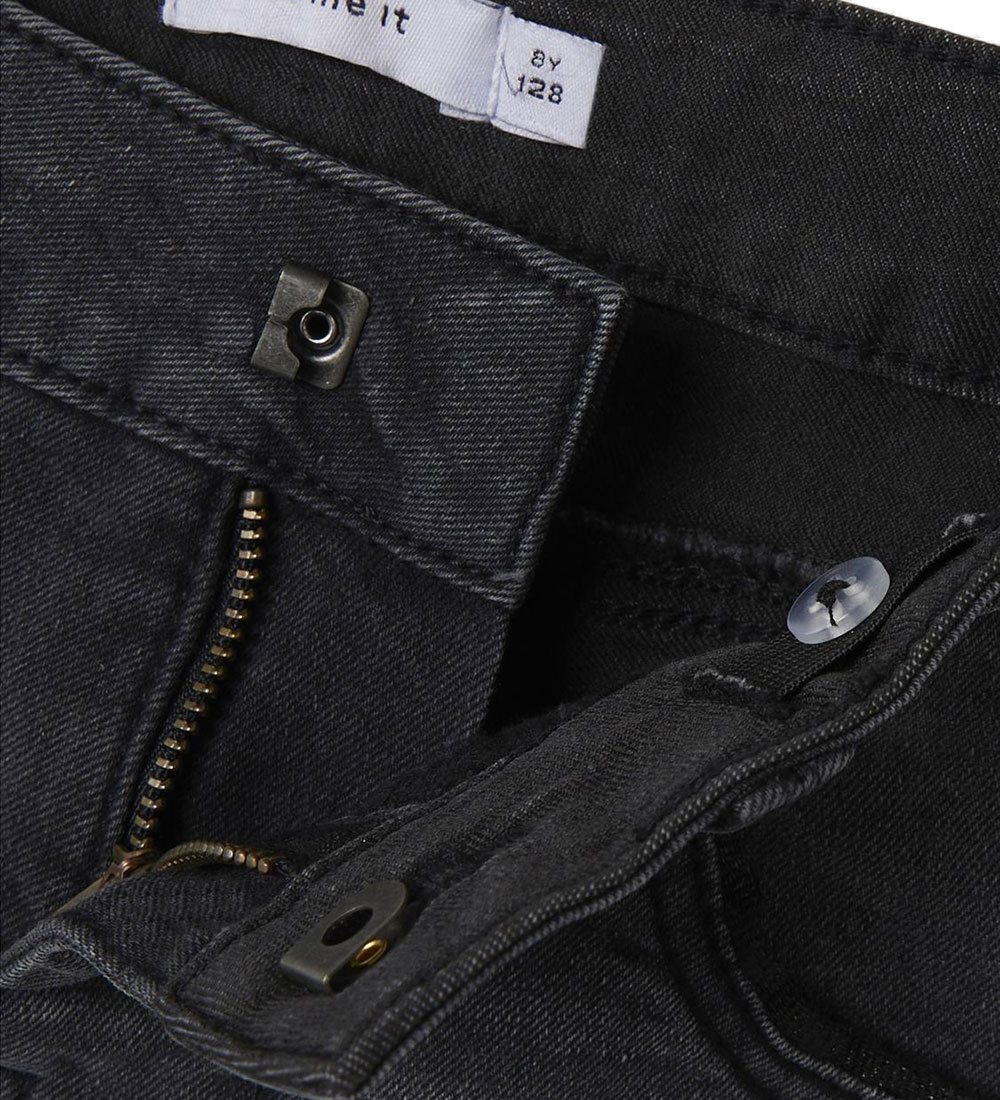 Name It Shorts - NkfRose - Dark Grey Denim