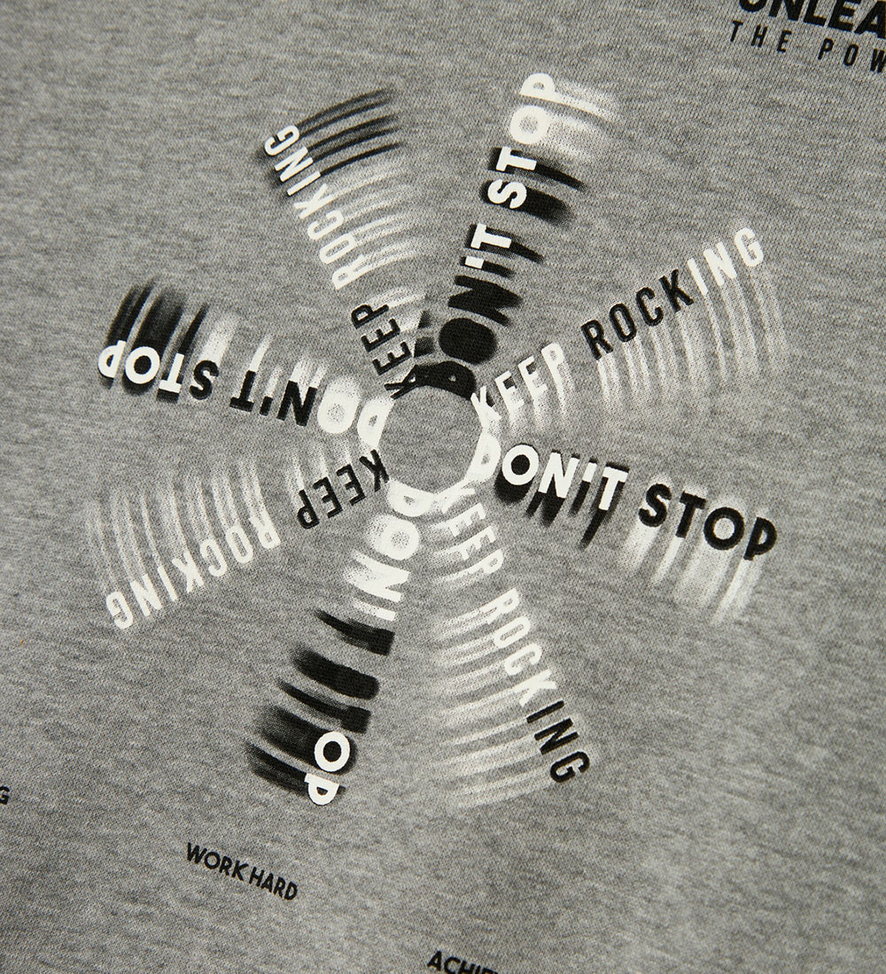 Name It Sweatshirt - NkmNonen - Grey Melange
