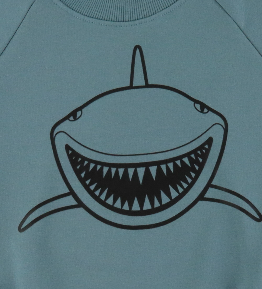 Dyr-Cph Sweatshirt - Dyrbellow - Blue Grey Outline Haj