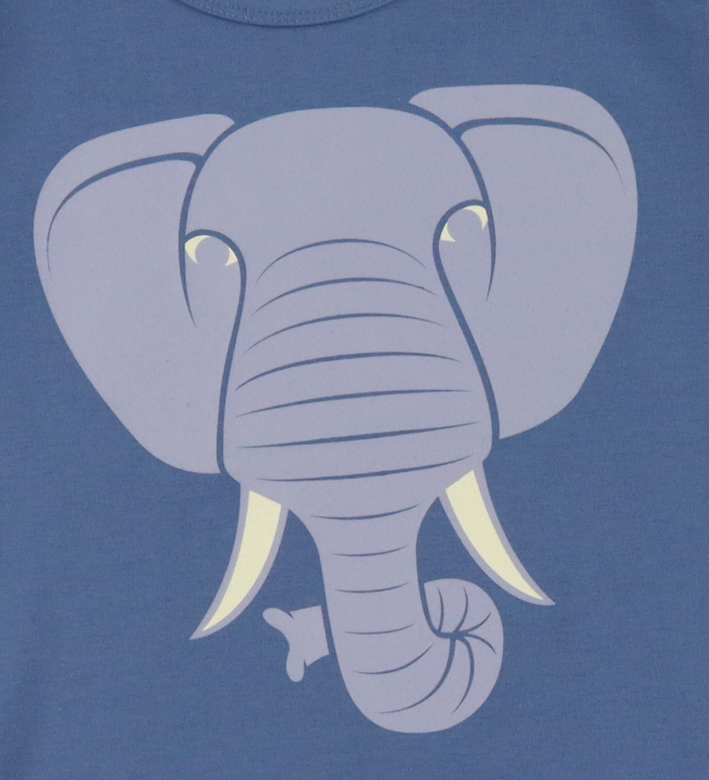 DYR-Cph Bluse - Dyrroar - Cold Blue Elefant