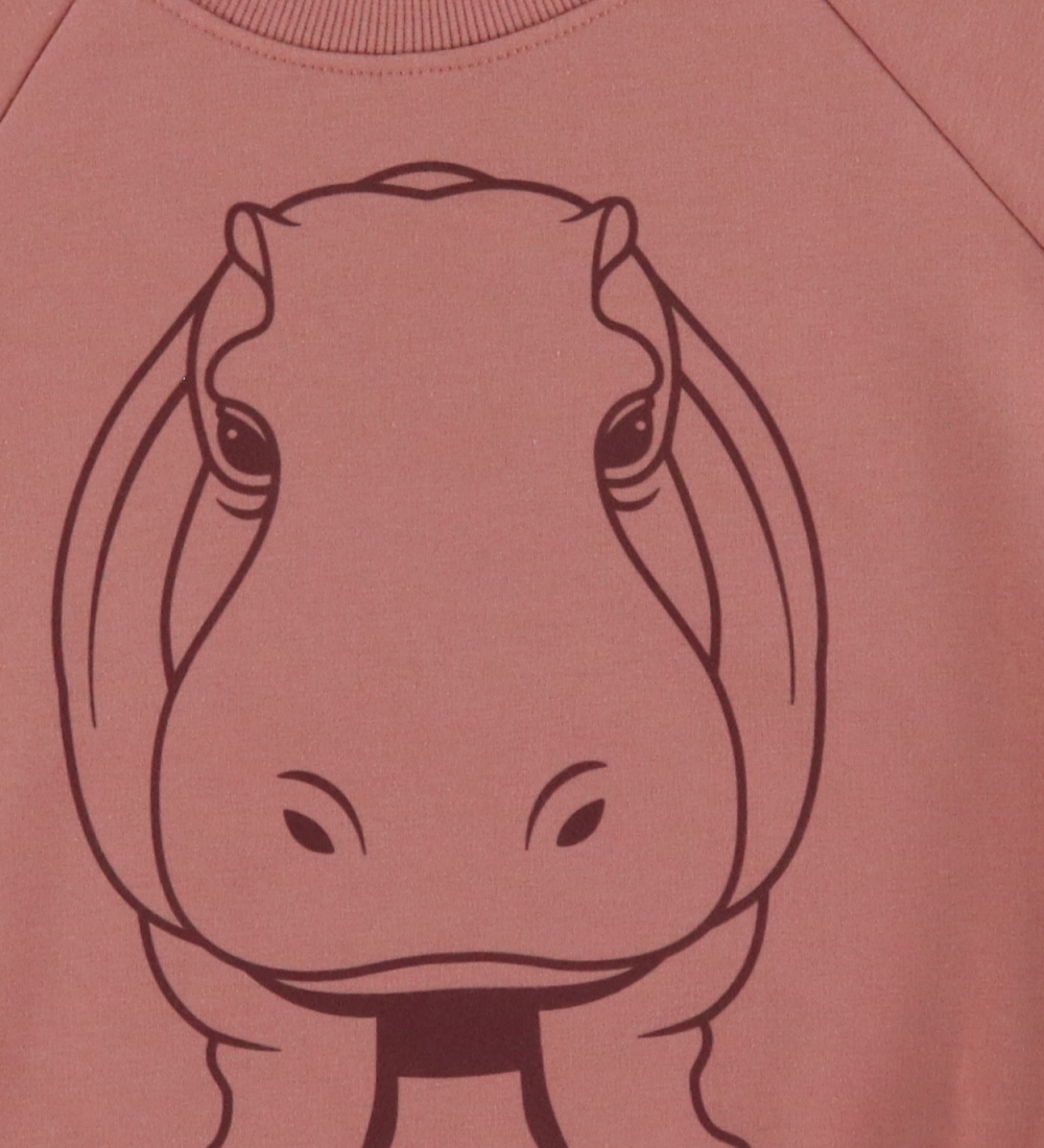 DYR-Cph Sweatshirt - Dyrbellow - Antique Rose Outline Flodhest