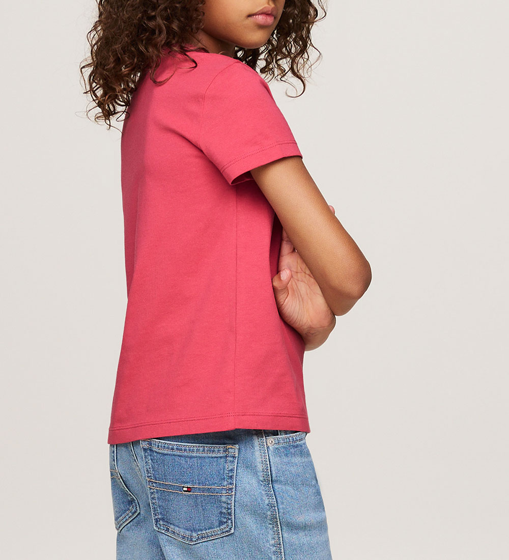 Tommy Hilfiger T-shirt - NYC Foil - Heritage Pink