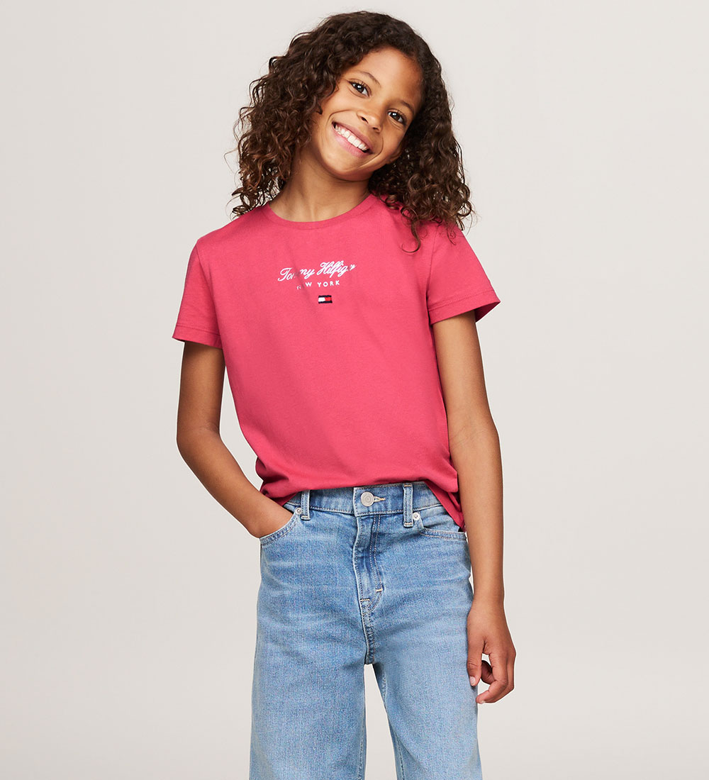 Tommy Hilfiger T-shirt - NYC Foil - Heritage Pink