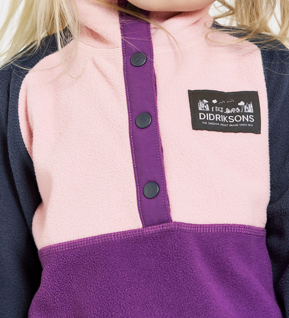 Didriksons Fleecejakke - Monte - Royal Purple