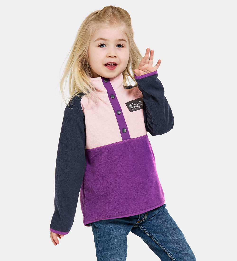 Didriksons Fleecejakke - Monte - Royal Purple