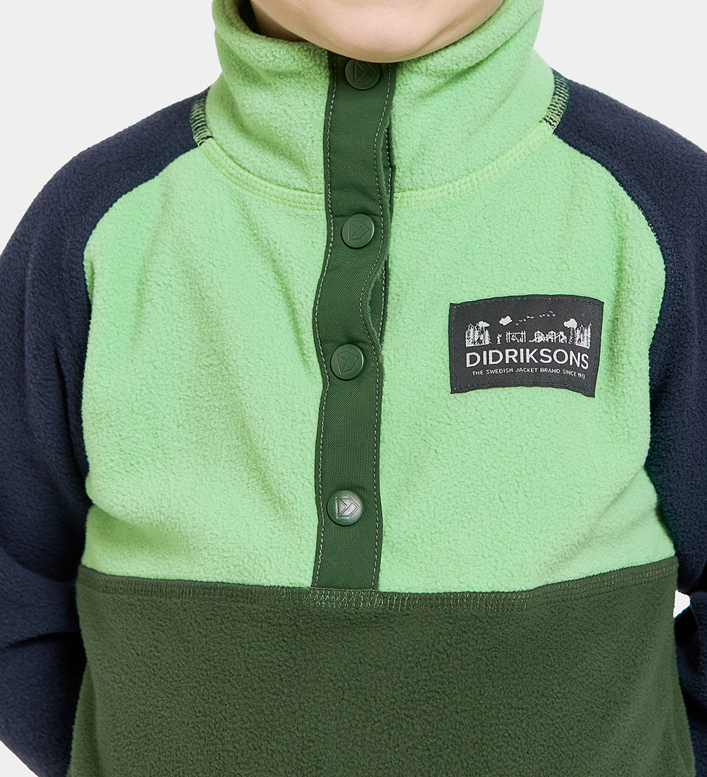 Didriksons Fleecejakke - Monte - Pine Green