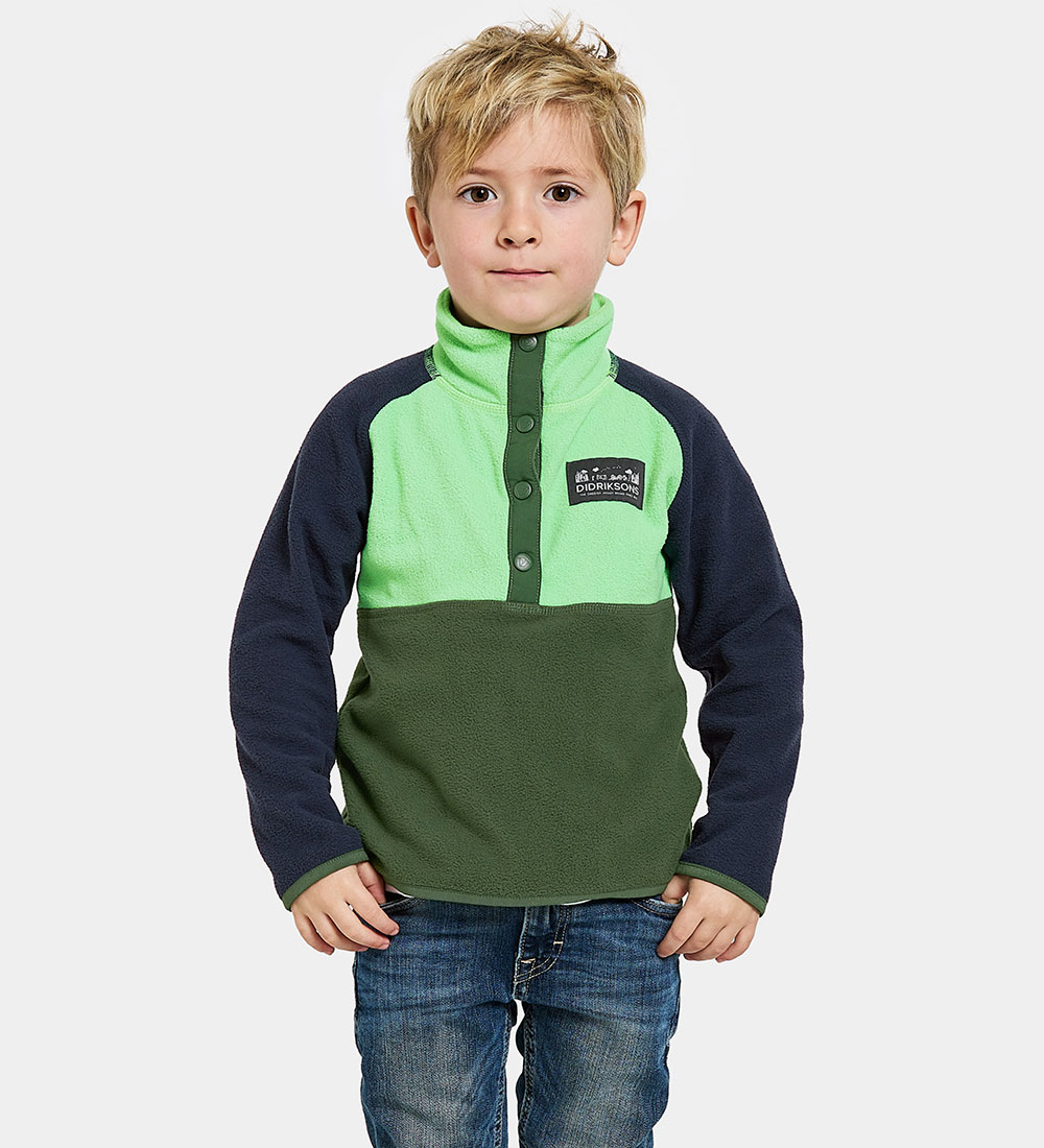 Didriksons Fleecejakke - Monte - Pine Green