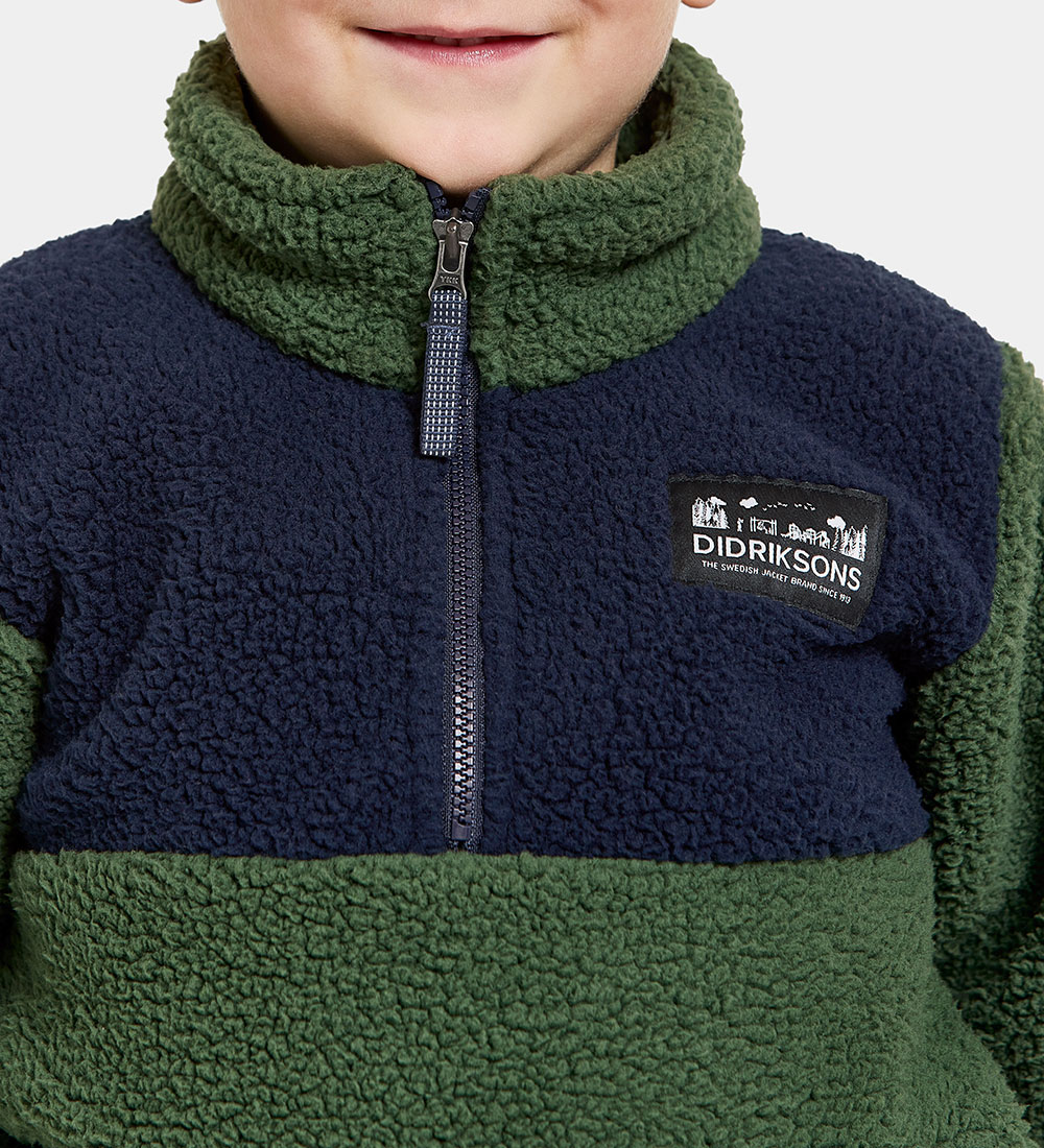 Didriksons Fleecejakke - Gosig - Pine Green