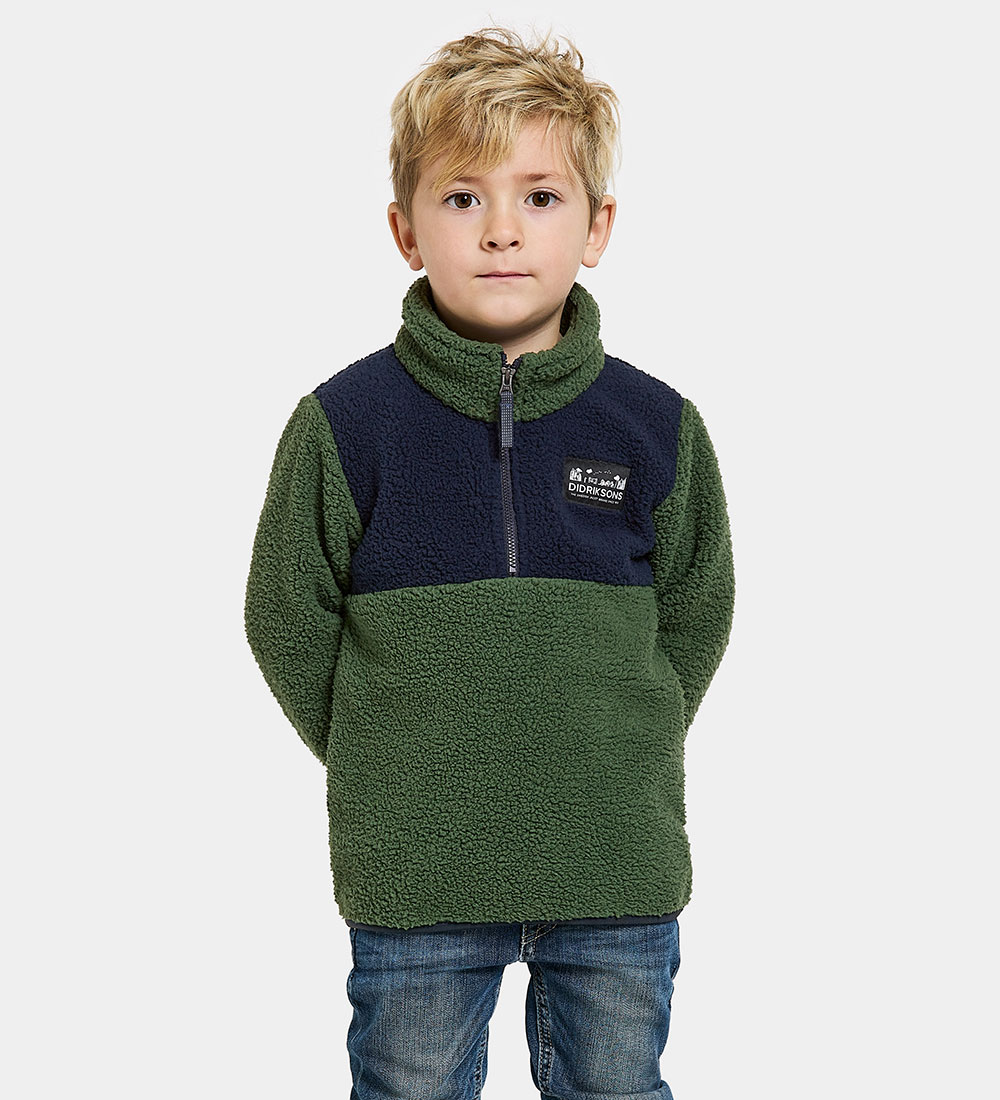 Didriksons Fleecejakke - Gosig - Pine Green