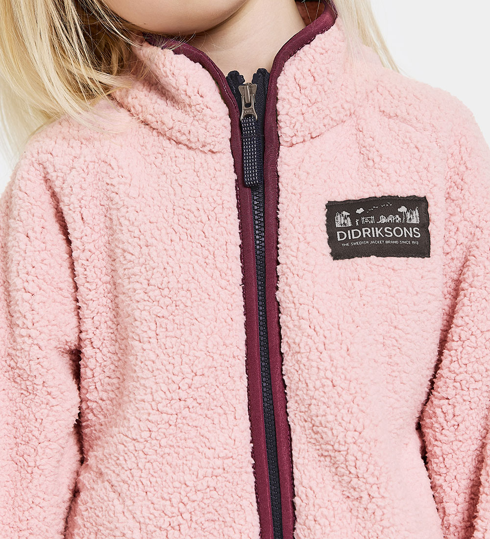 Didriksons Fleecejakke - Gibbs - Dusty Pink