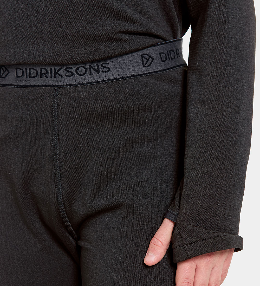 Didriksons Sæt - Baselayer - Yotta - Sort