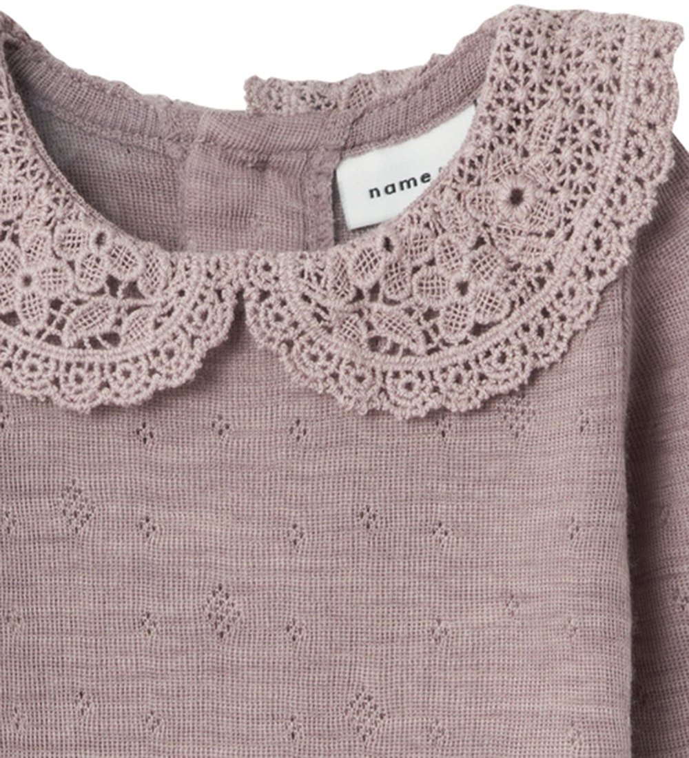 Name It Body l/æ - Uld - NbfWang - Purple Dove