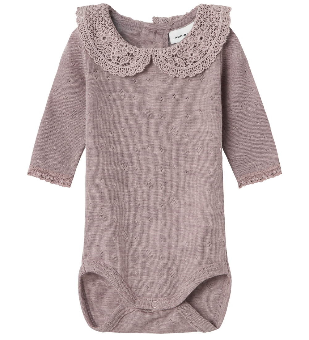 Name It Body l/æ - Uld - NbfWang - Purple Dove